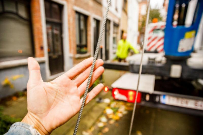 Levering van het materiaal