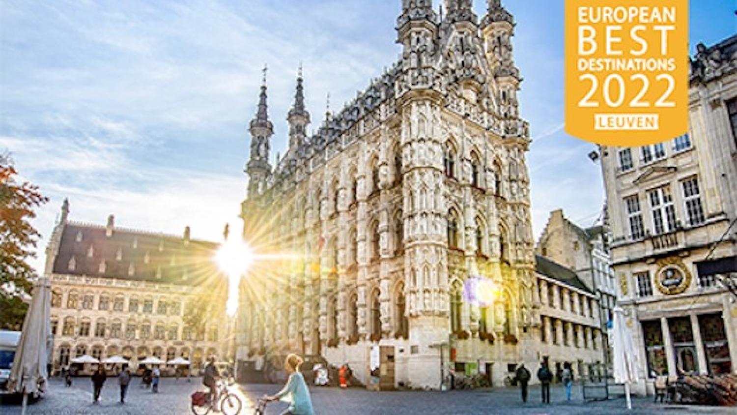 De grote markt van Leuven